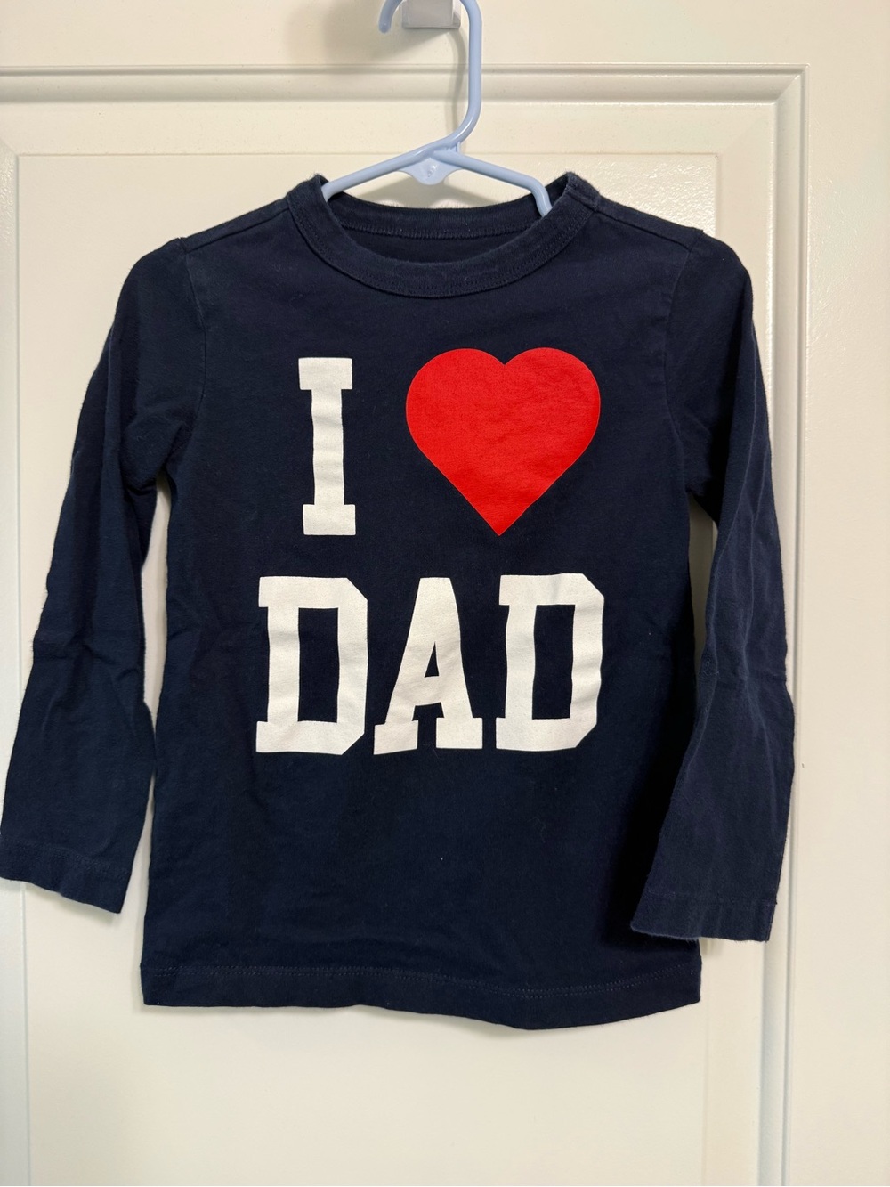 OshKosh B'gosh Navy Long-Sleeve 'I ♥ Dad' Tee